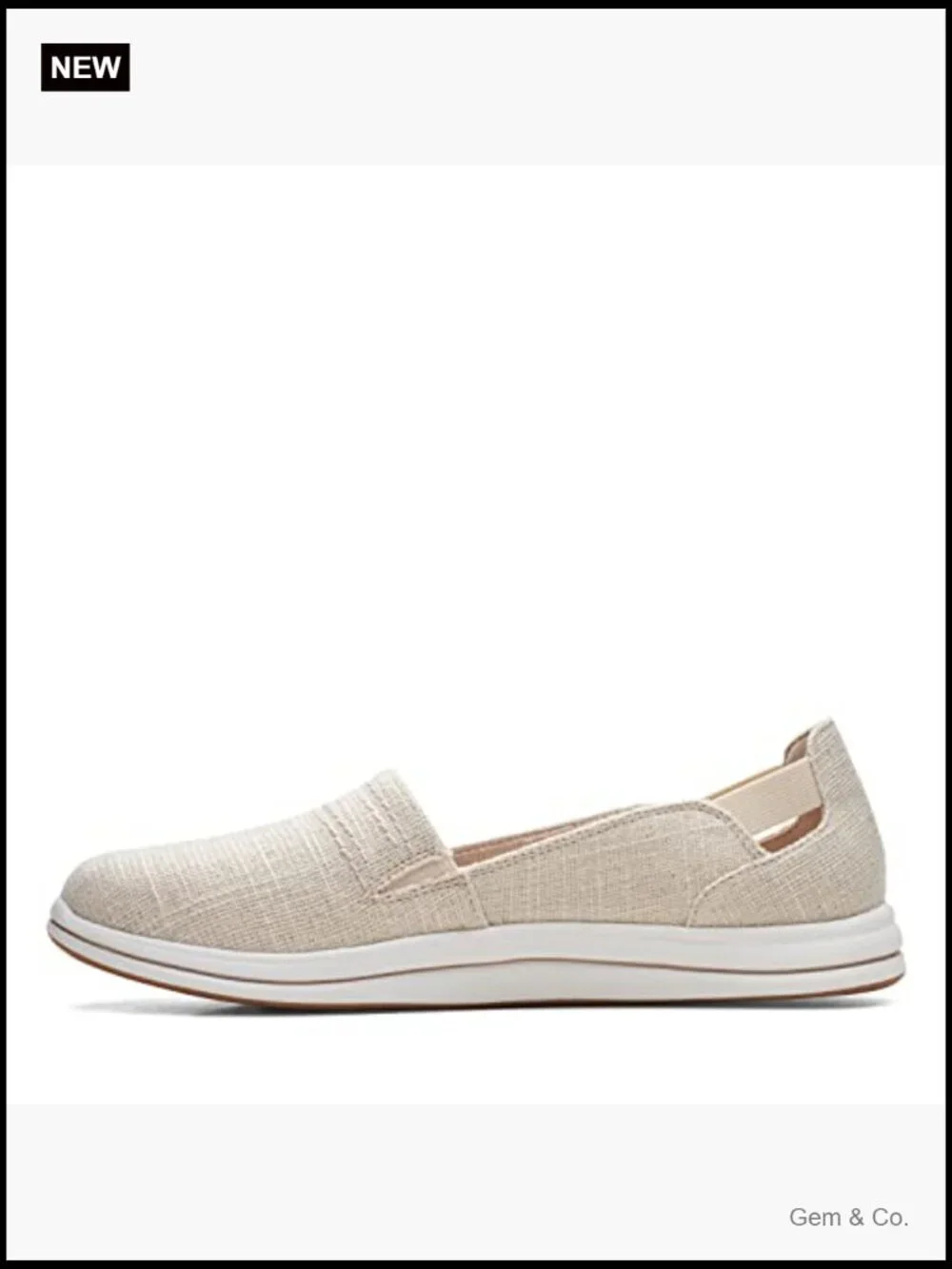 Breathable Textile Loafer with Cushioned Footbed